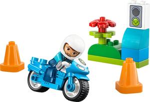 LEGO 10471 Blaues Polizeimotorrad
