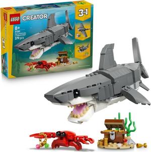 LEGO 31381 Wilder Hai mit Schatztruhe