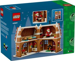 LEGO 40809 Weihnachtliches Lebkuchenhaus