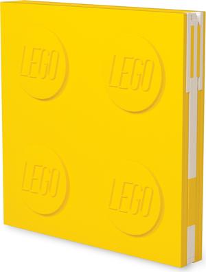 LEGO 5009065 Verschließbares Notizbuch mit Gelschreiber in Gelb