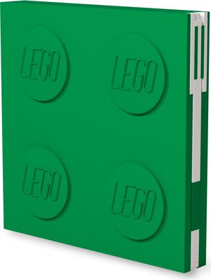 LEGO 5009066 Verschließbares Notizbuch mit Gelschreiber in Grün