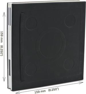LEGO 5009067 Verschließbares Notizbuch mit Gelschreiber in Schwarz