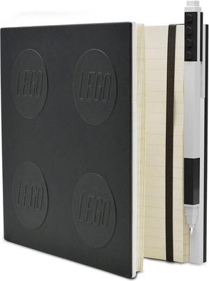 LEGO 5009067 Verschließbares Notizbuch mit Gelschreiber in Schwarz