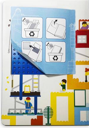 LEGO 5009525 Recycling-Notizbuch mit Stift - Gedanken