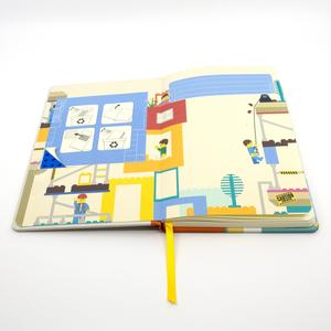 LEGO 5009525 Recycling-Notizbuch mit Stift - Gedanken