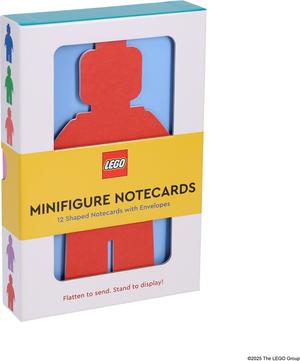 LEGO 5009897 Minifigur-Notizkarten: 12 geformte Notizkarten mit Umschlägen