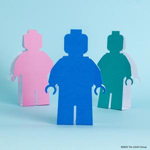 LEGO 5009897 Minifigur-Notizkarten: 12 geformte Notizkarten mit Umschlägen