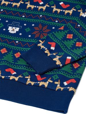 LEGO 5009960 Weihnachtssweatshirt für Erwachsene in Dunkelblau