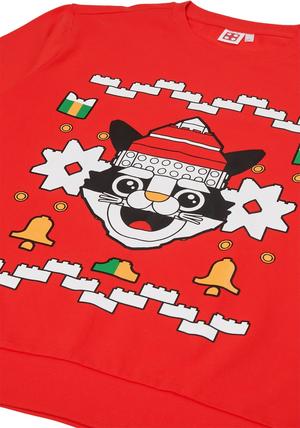 LEGO 5009962 Weihnachtssweatshirt für Erwachsene in Rot