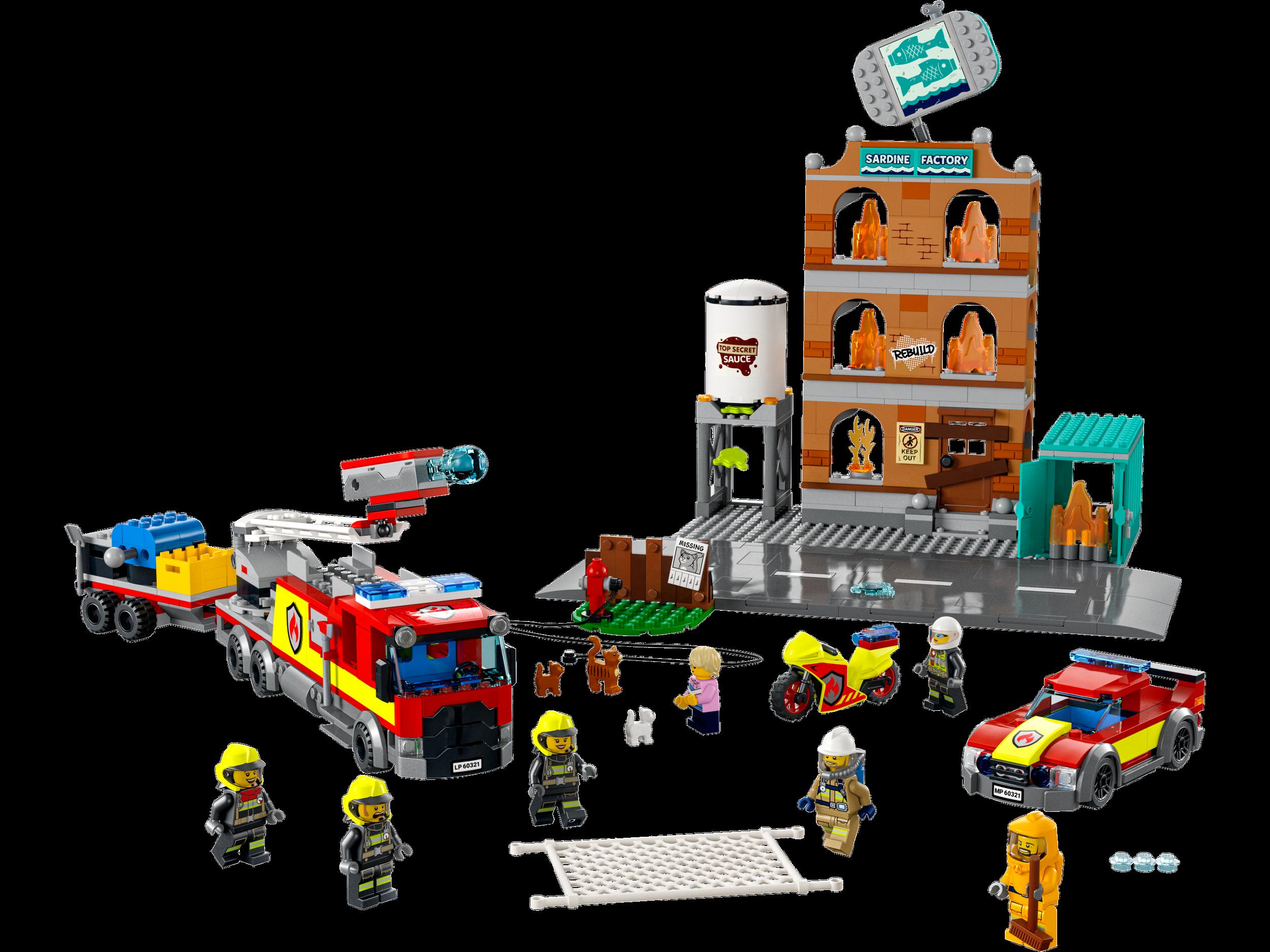 LEGO City 60321 Feuerwehreinsatz mit Löschtruppe - LEGO® Preisvergleich ...