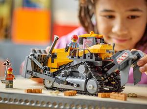 LEGO 60466 Gelber Bulldozer