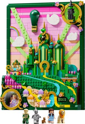 LEGO 75685 Emerald City Wandkunst